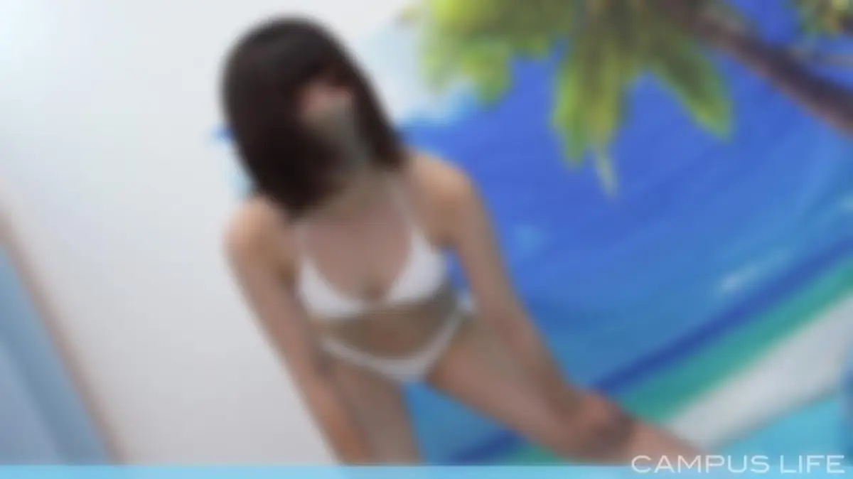 1年B組さやちゃん!水着で体操したらついポロリ!最後はまさかのフルオープンオパーイ!【4K】